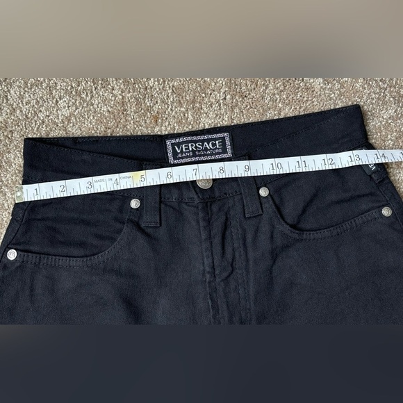Versace jeans women’s stretch black pants | size 27 - Picture 12 of 13